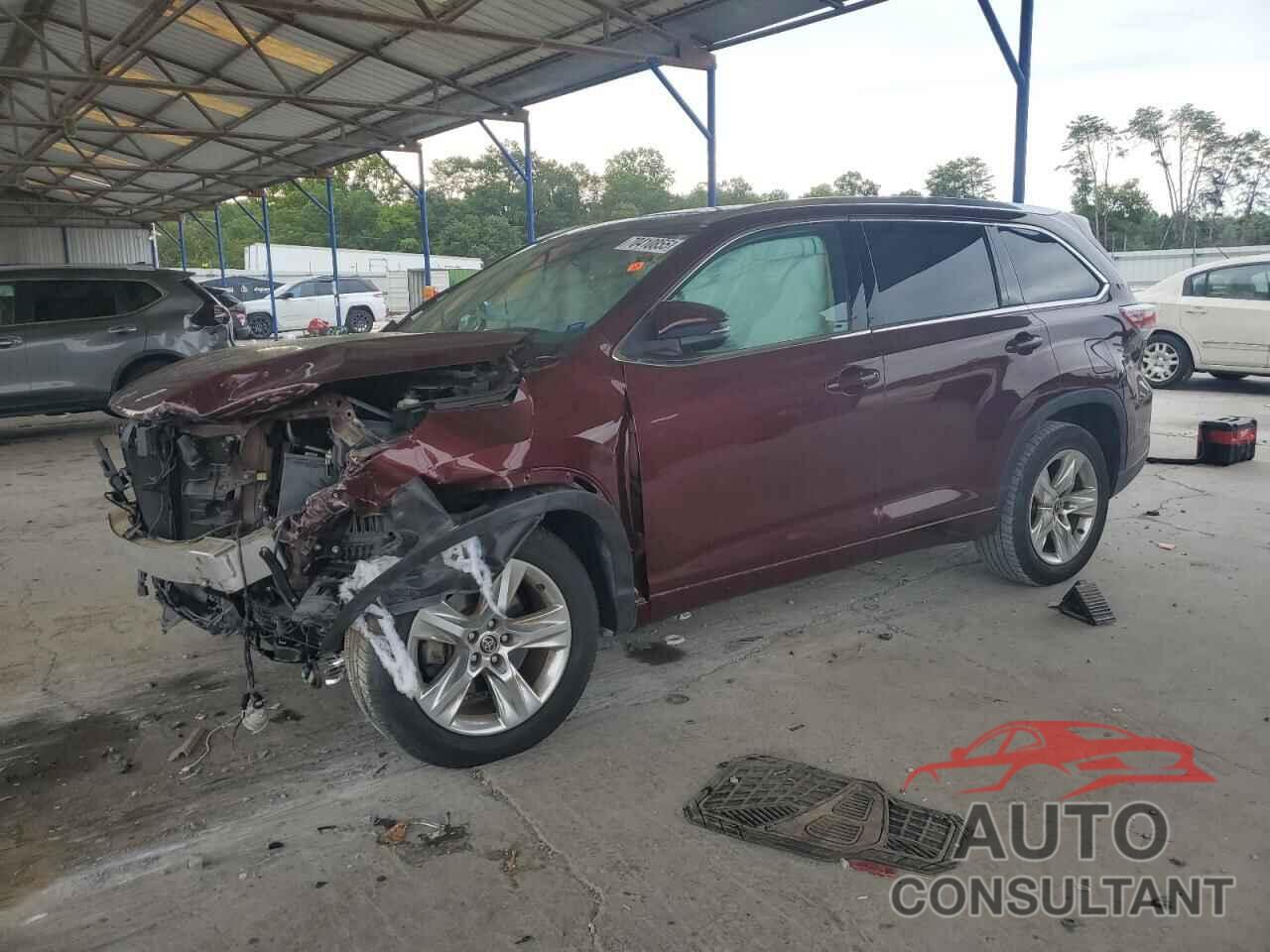 TOYOTA HIGHLANDER 2016 - 5TDYKRFH4GS129302