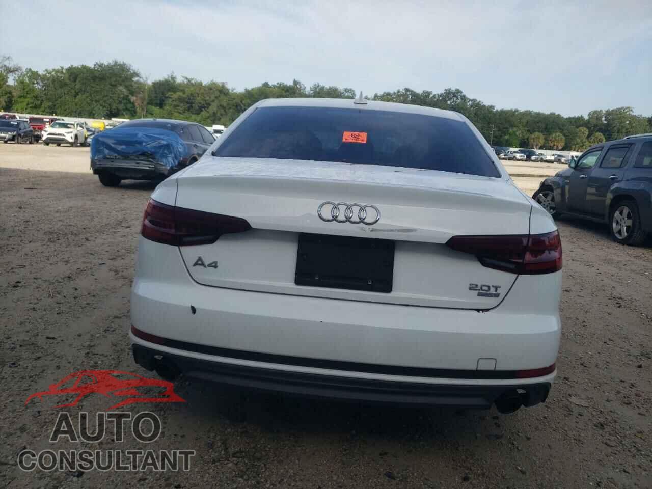 AUDI A4 2018 - WAUKMAF40JA173961