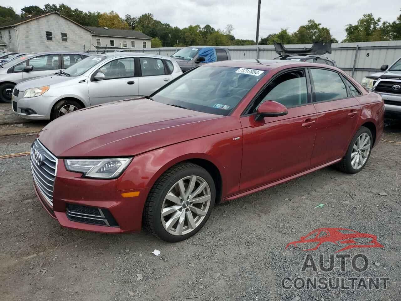 AUDI A4 2018 - WAUKMAF43JA122647