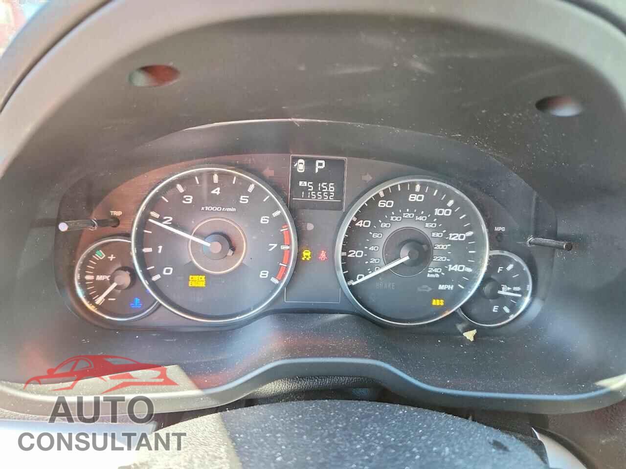 SUBARU OUTBACK 2012 - 4S4BRBCC0C3273552