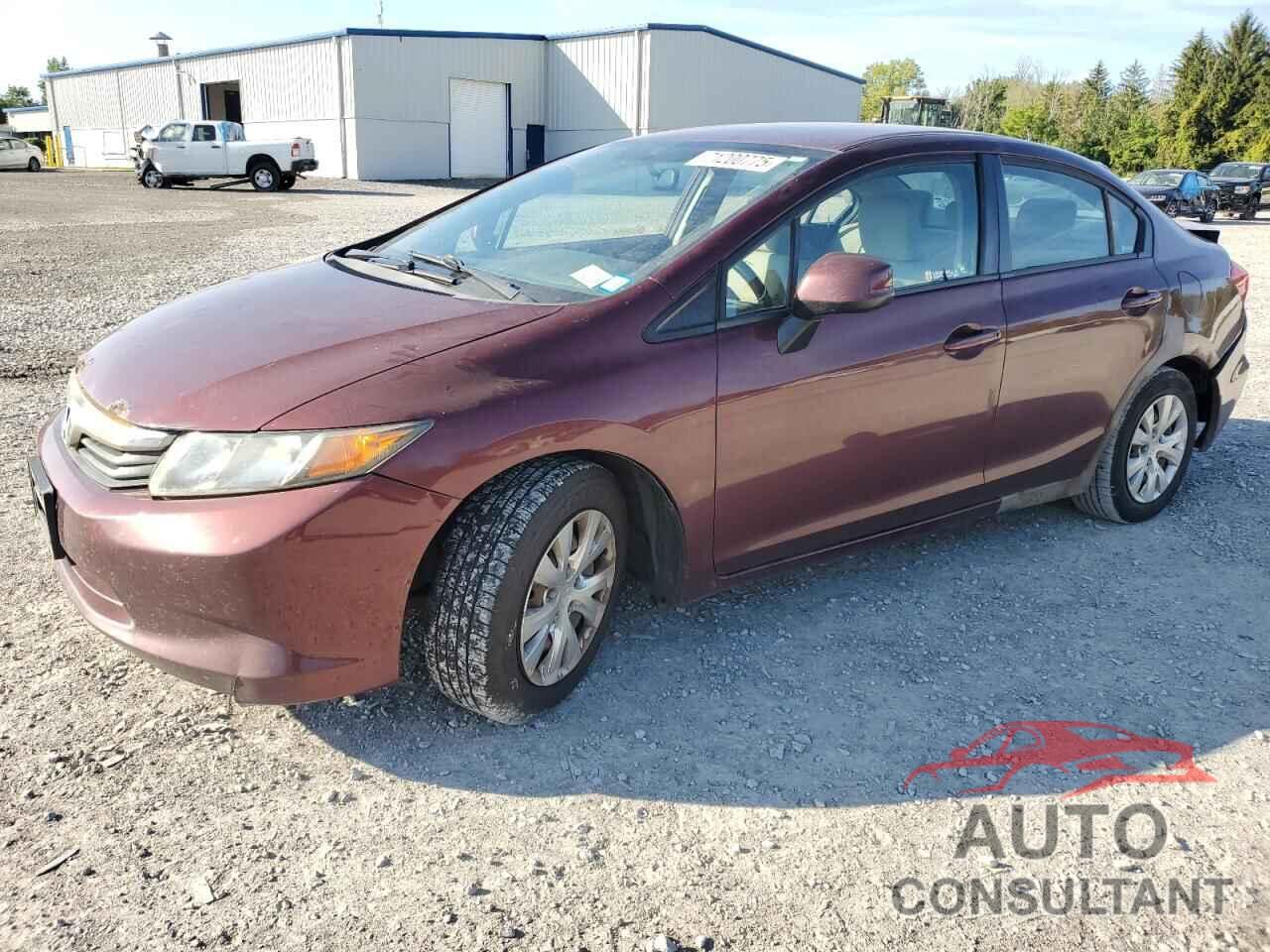 HONDA CIVIC 2012 - 2HGFB2F57CH531636