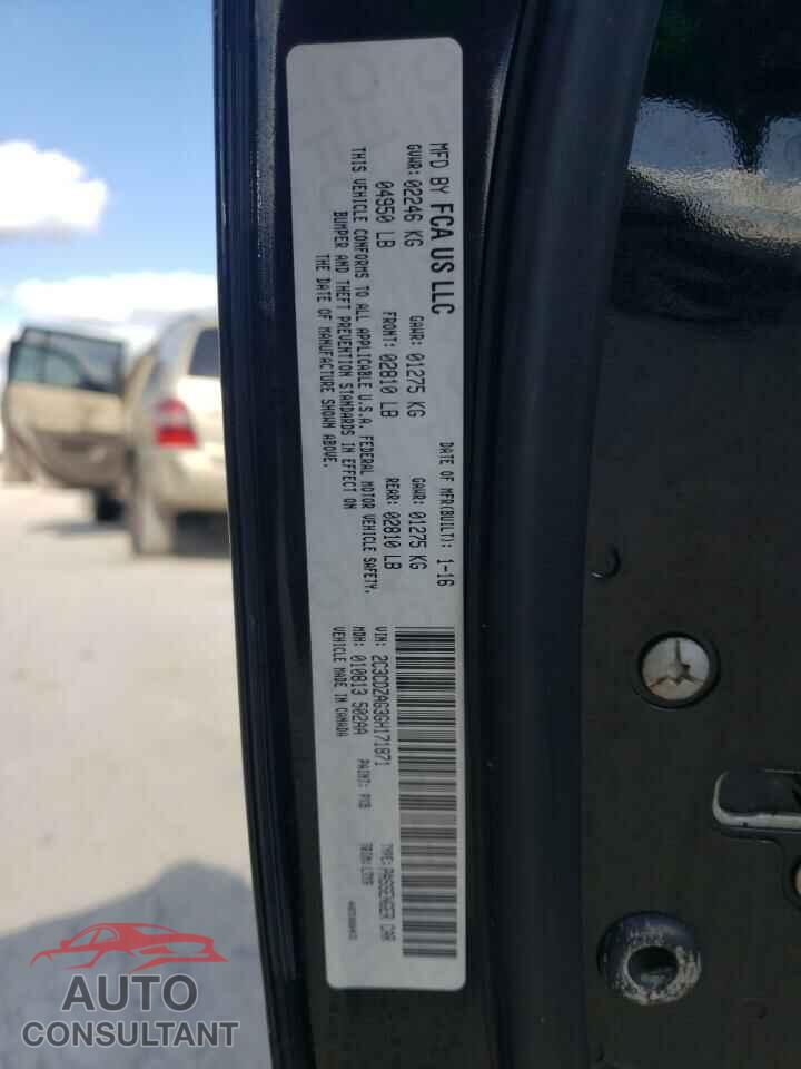 DODGE CHALLENGER 2016 - 2C3CDZAG3GH171871