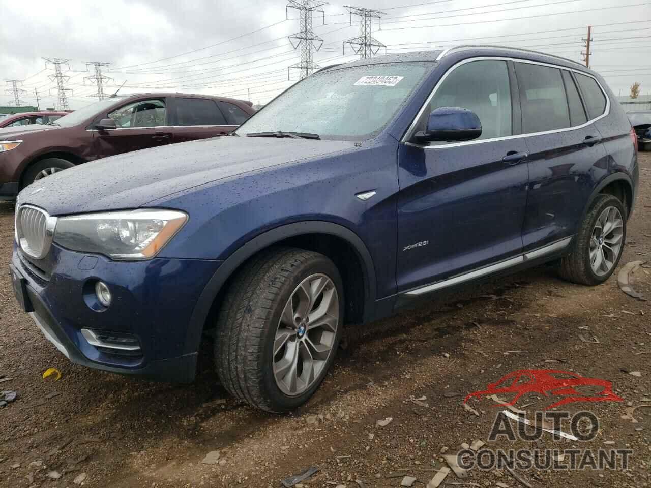 BMW X3 2015 - 5UXWX9C59F0D62419