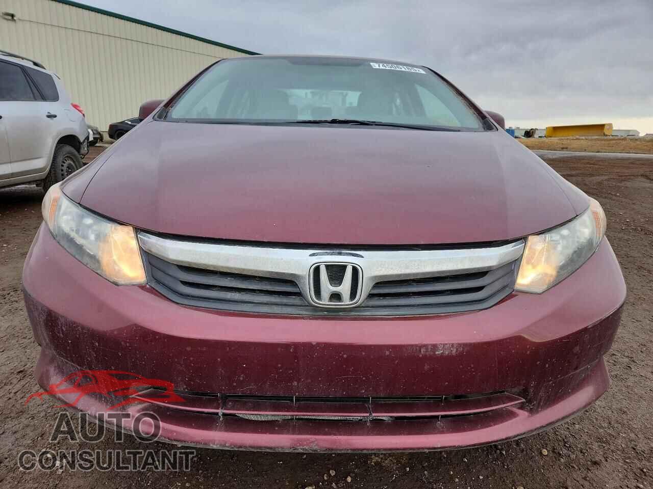 HONDA CIVIC 2012 - 2HGFB2F49CH046650
