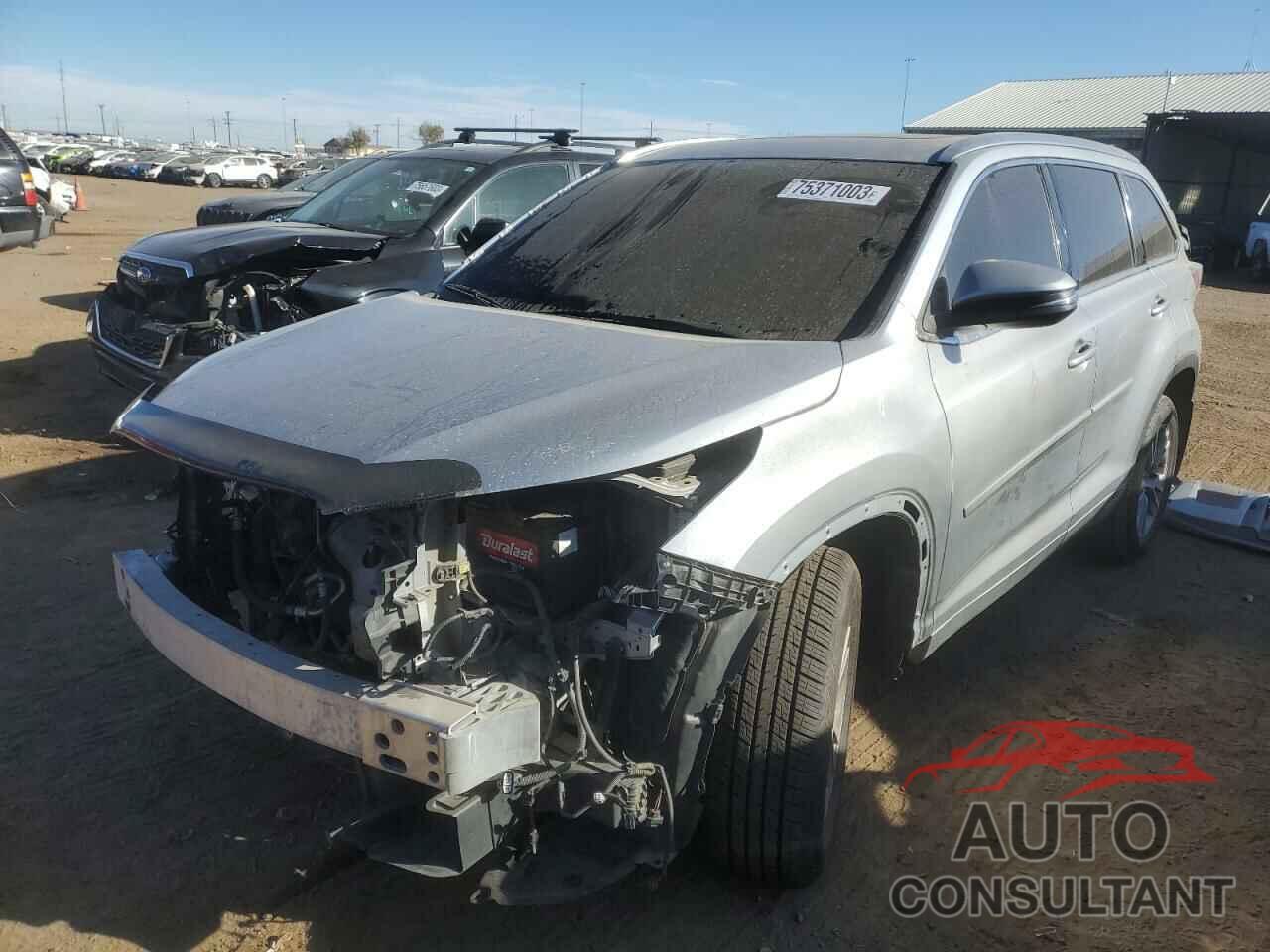 TOYOTA HIGHLANDER 2015 - 5TDJKRFH9FS095096