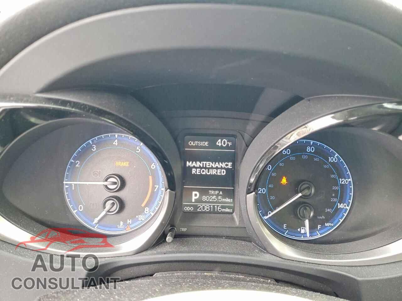 TOYOTA COROLLA 2015 - 2T1BURHE8FC448969