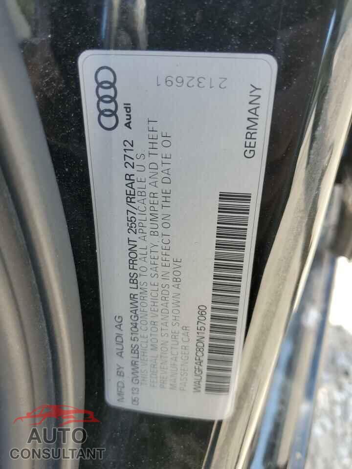 AUDI A6 2013 - WAUGFAFC8DN157060