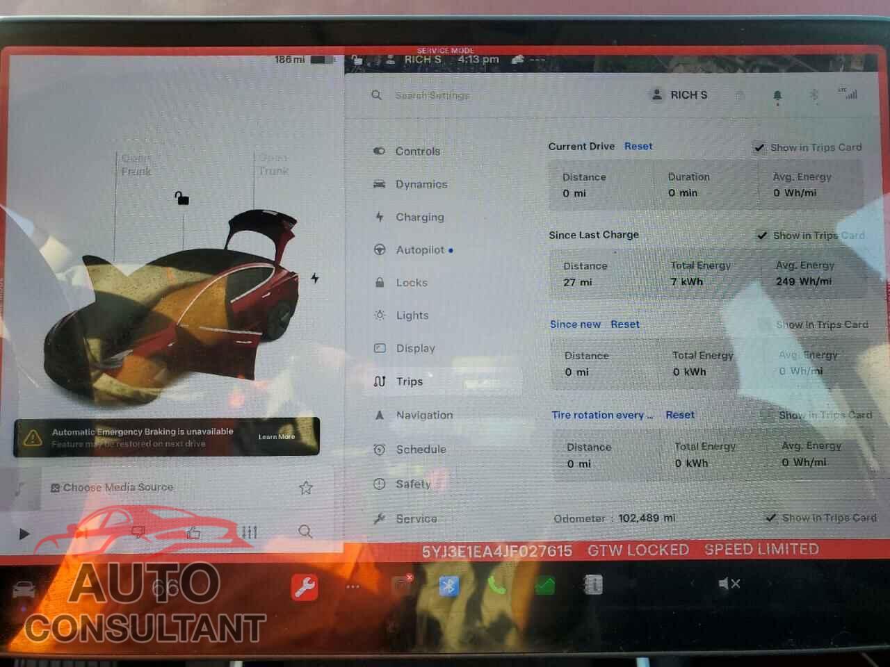 TESLA MODEL 3 2018 - 5YJ3E1EA4JF027615