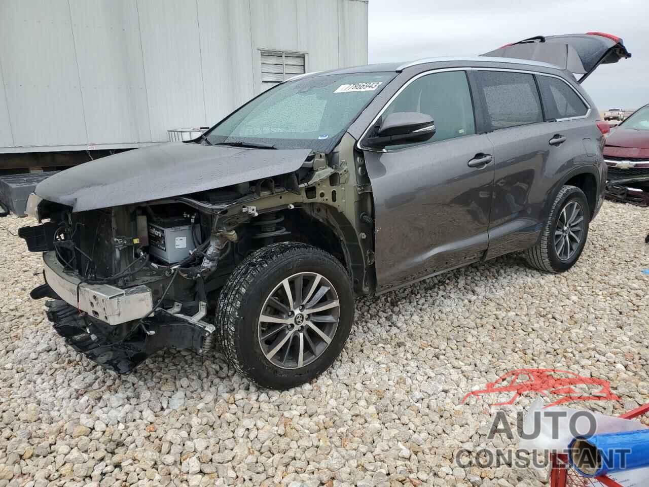 TOYOTA HIGHLANDER 2017 - 5TDKZRFH8HS519242