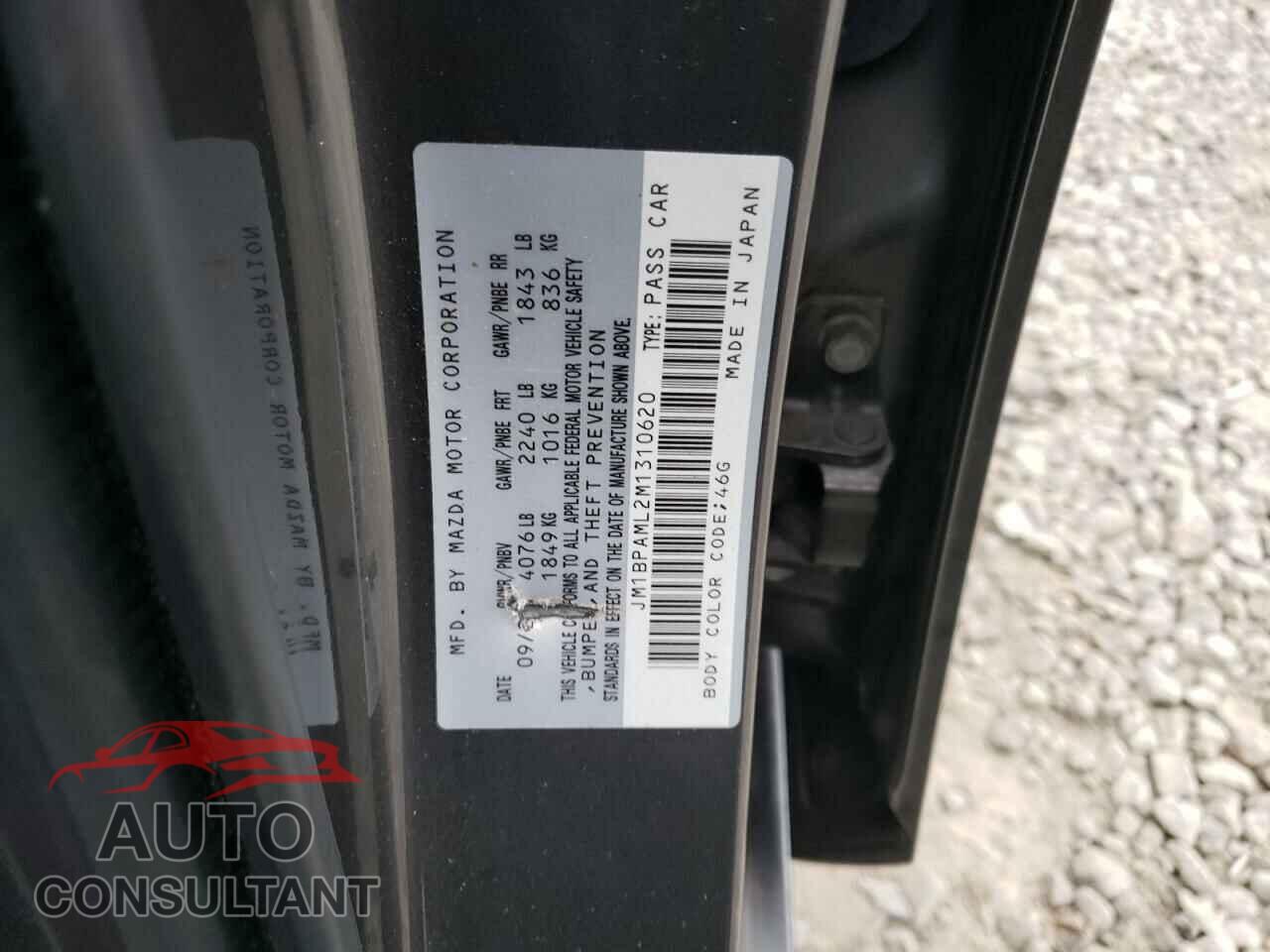 MAZDA 3 2021 - JM1BPAML2M1310620