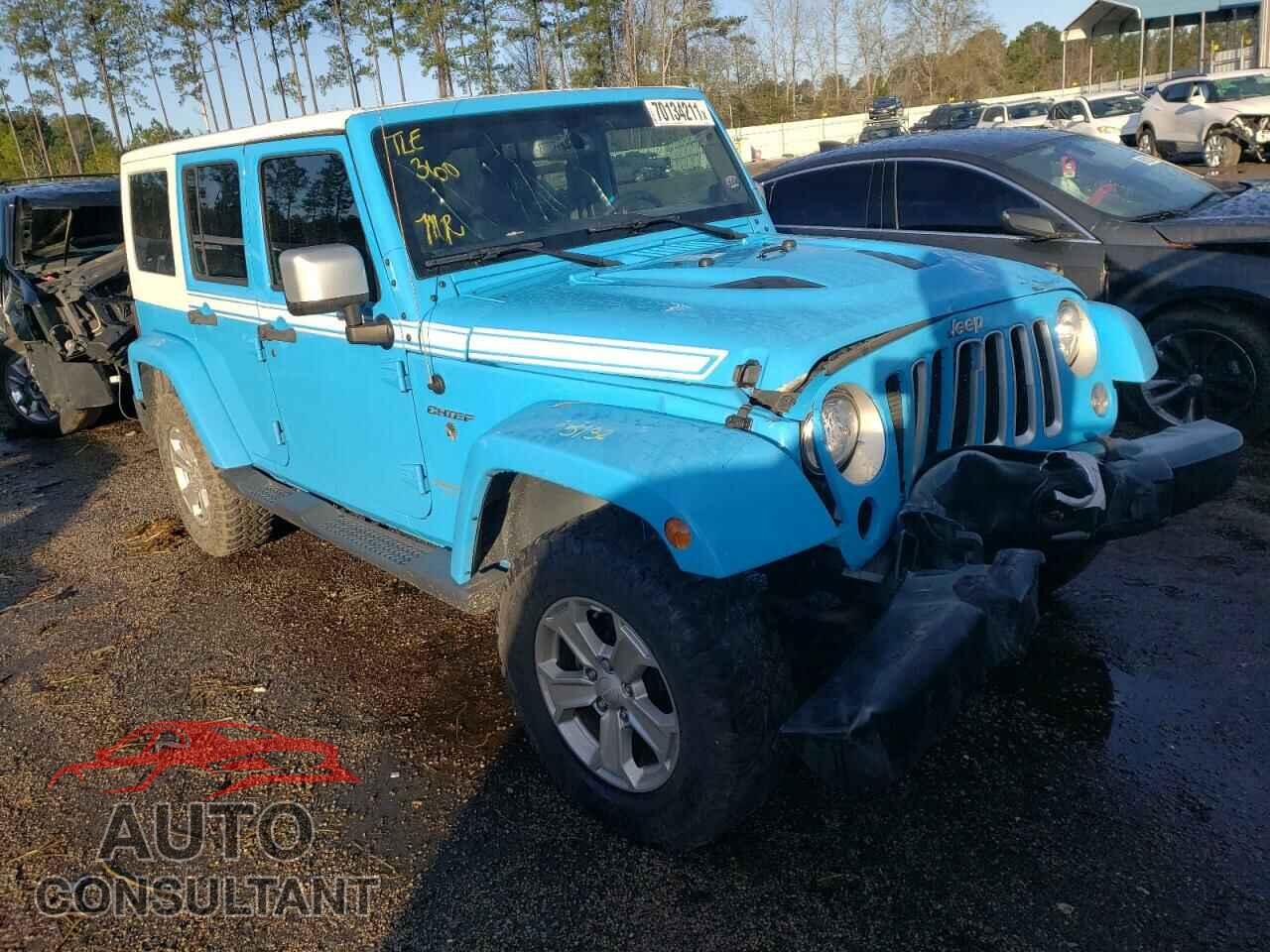 JEEP WRANGLER 2017 - 1C4BJWEG3HL686866