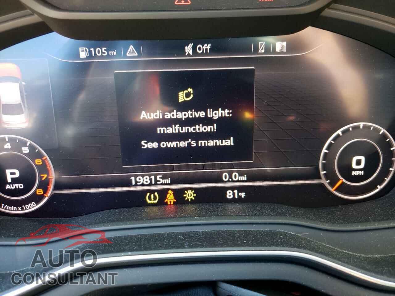 AUDI A4 2019 - WAUHMAF42KN005016