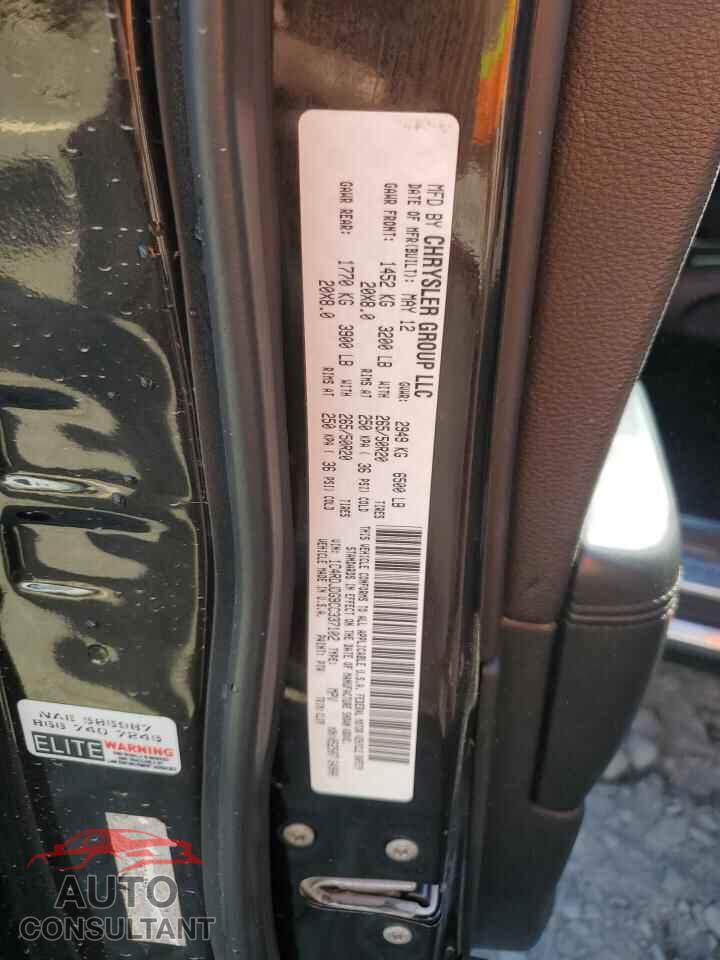DODGE DURANGO 2012 - 1C4RDJDG9CC337102