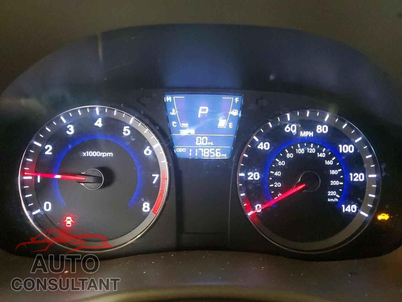 HYUNDAI ACCENT 2012 - KMHCU4AEXCU070648