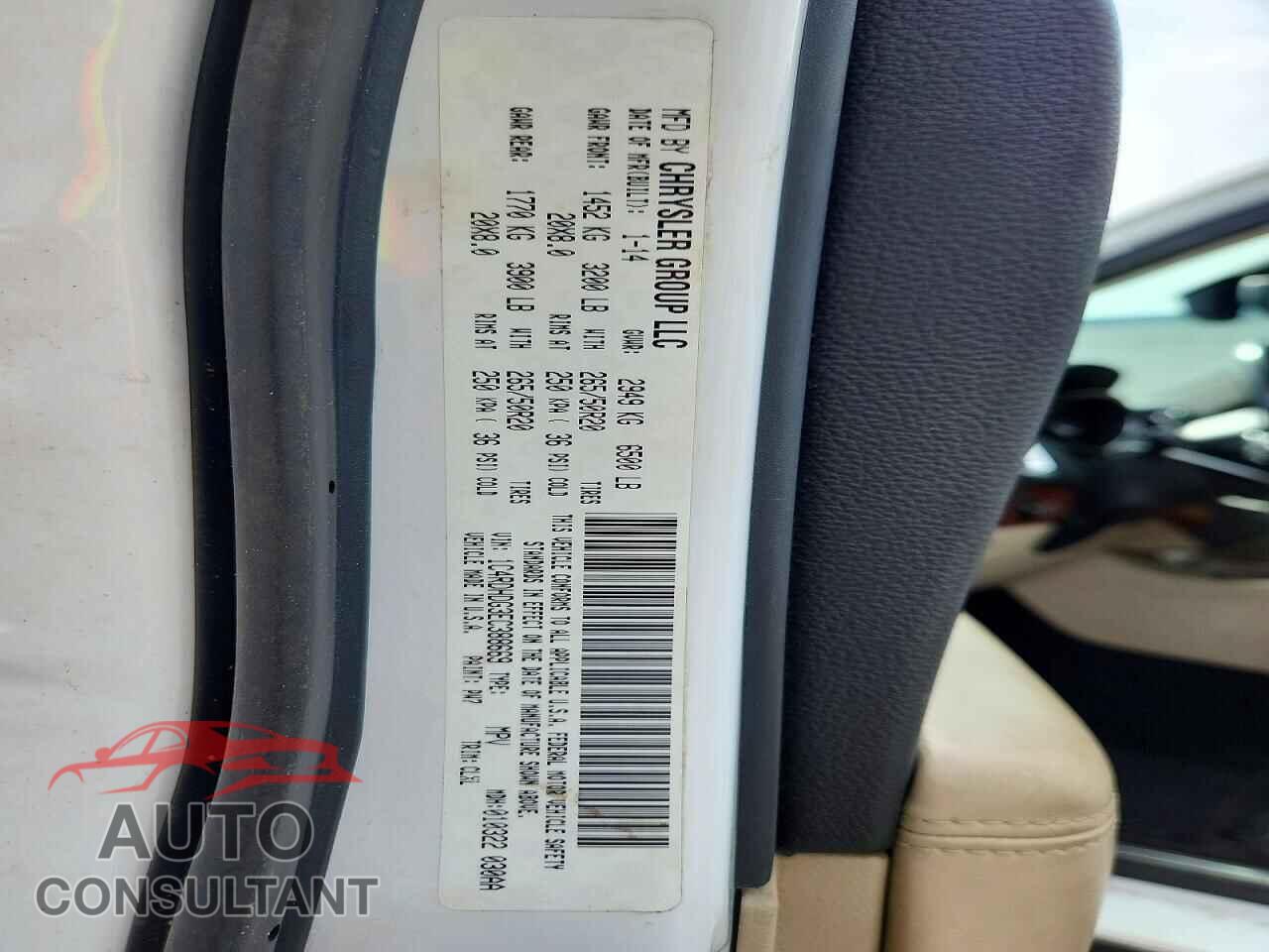DODGE DURANGO 2014 - 1C4RDHDG3EC388669