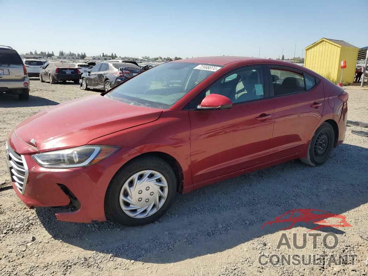 HYUNDAI ELANTRA 2017 - KMHD74LF0HU111829