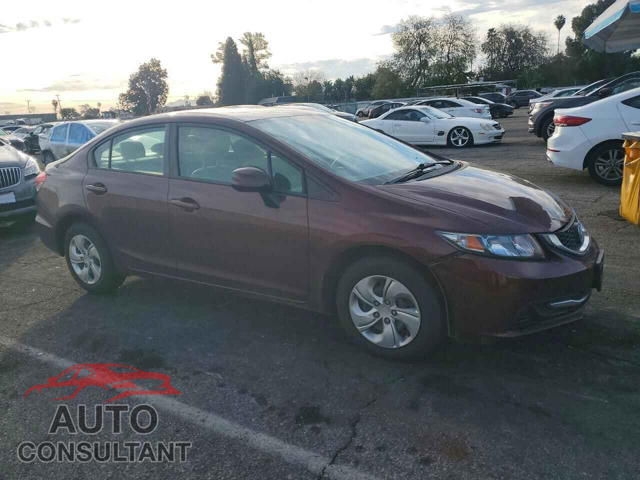 HONDA CIVIC 2013 - 19XFB2F5XDE242245