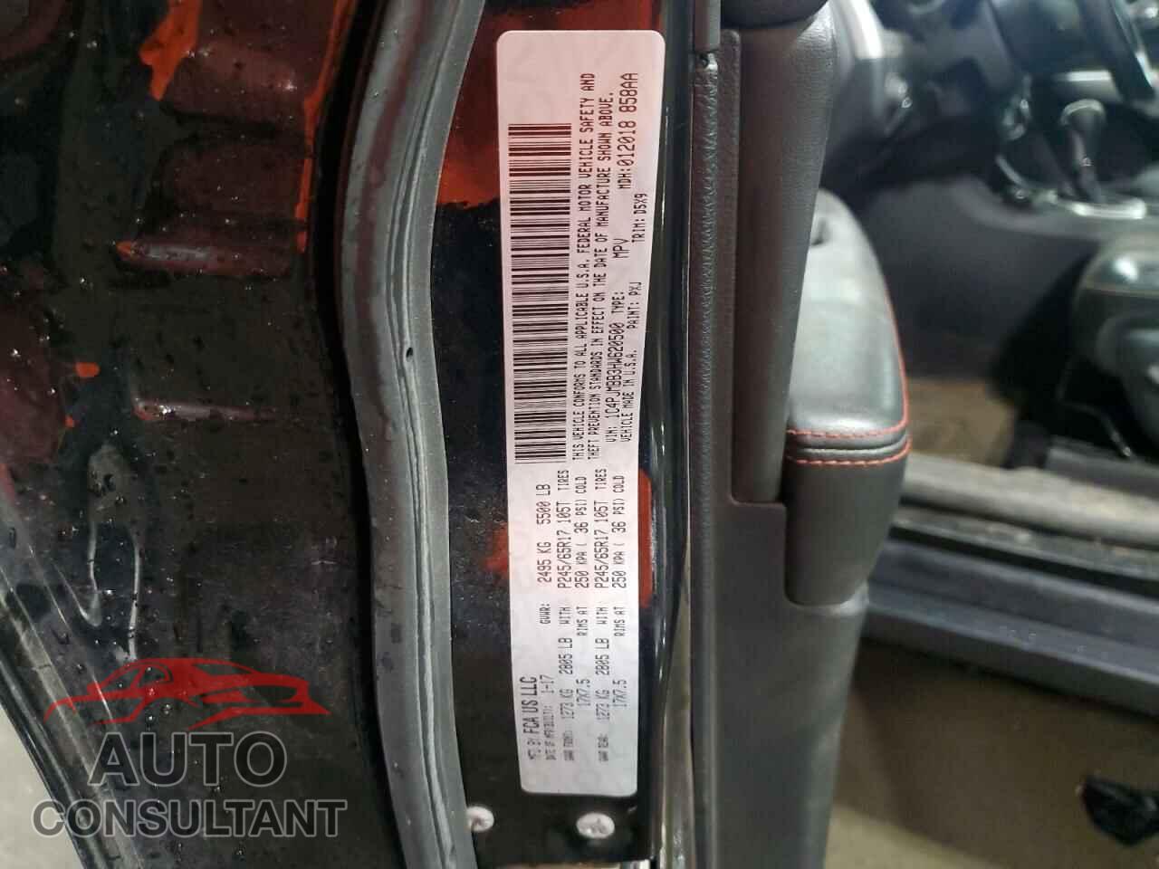 JEEP CHEROKEE 2017 - 1C4PJMBB3HW620500