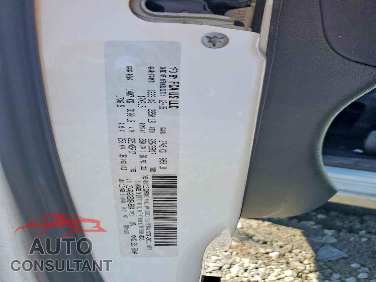 DODGE CARAVAN 2016 - 2C4RDGEG9GR248984