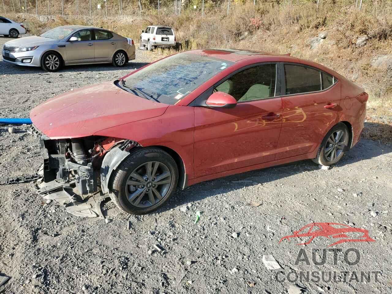 HYUNDAI ELANTRA 2018 - 5NPD84LFXJH401495
