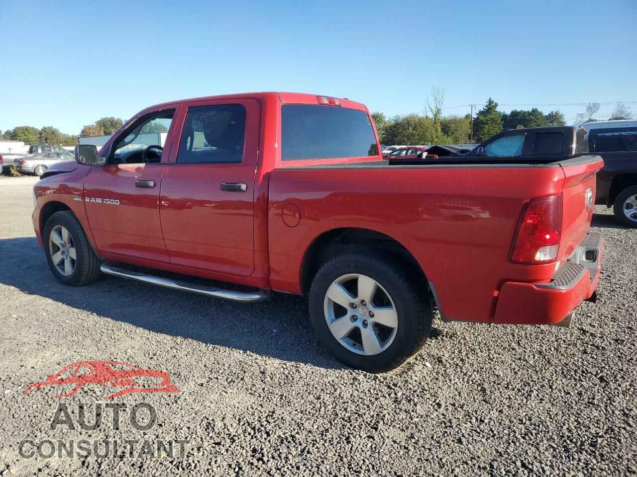 DODGE RAM 1500 2012 - 1C6RD6KT2CS156482