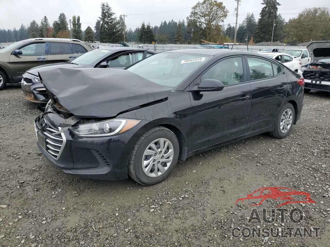 HYUNDAI ELANTRA 2017 - KMHD74LF2HU394752