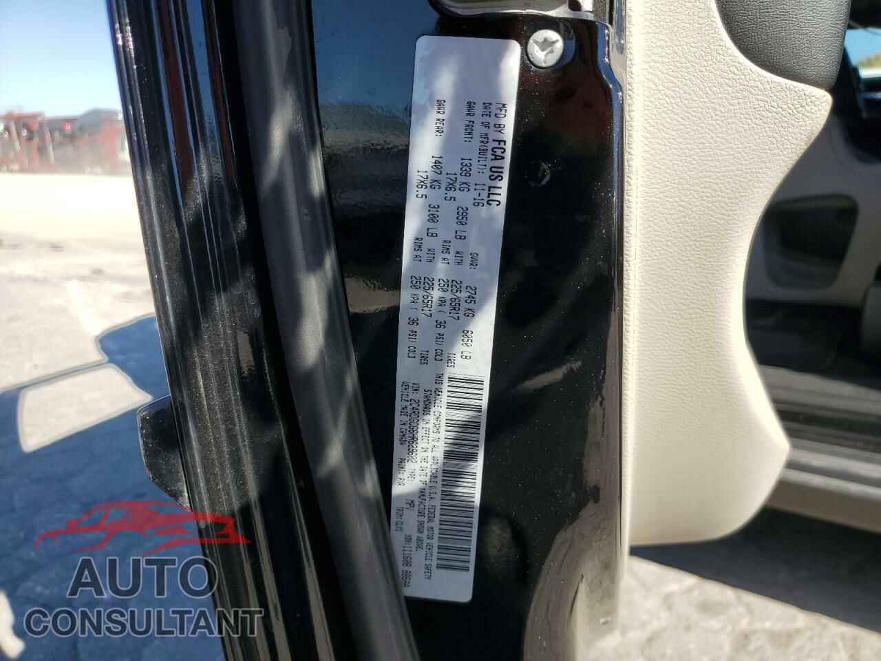 DODGE CARAVAN 2017 - 2C4RDGCG6HR629602