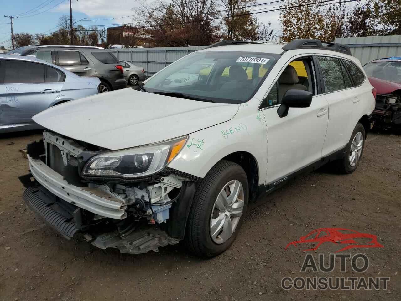 SUBARU OUTBACK 2016 - 4S4BSAACXG3334316