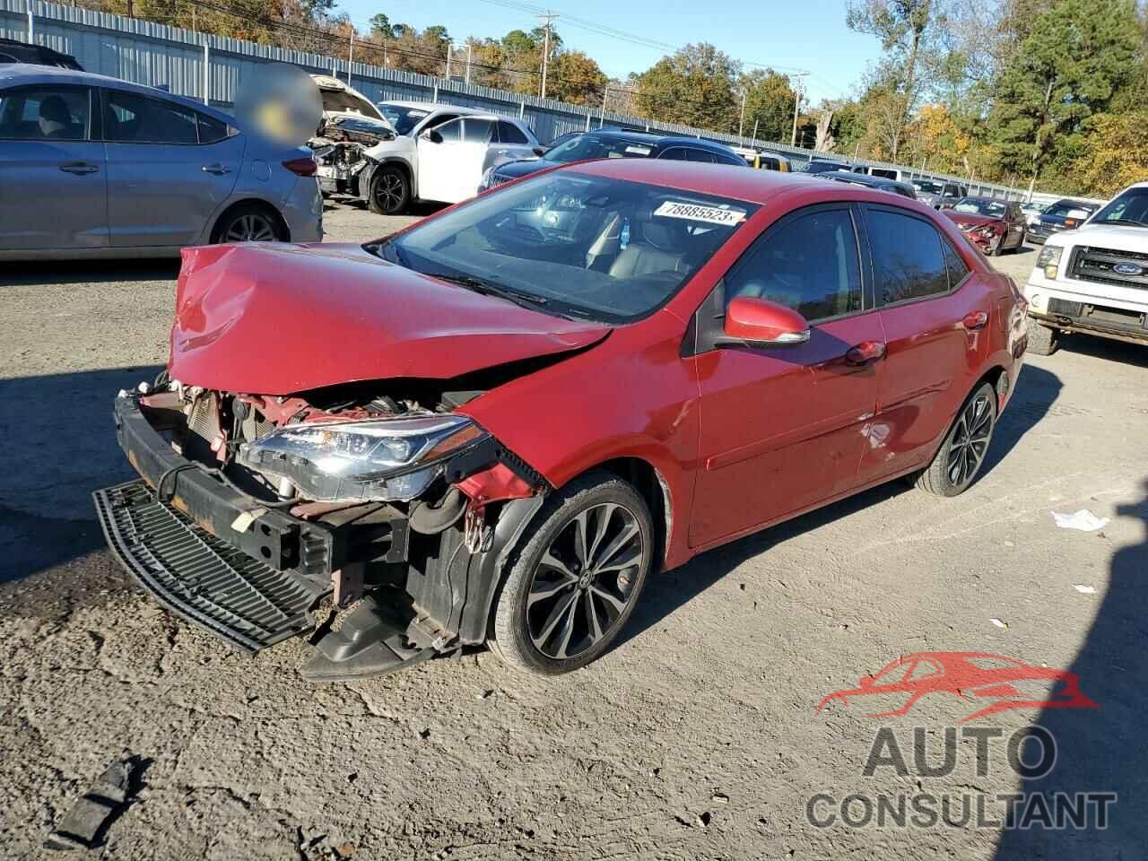 TOYOTA COROLLA 2017 - 5YFBURHE8HP706216