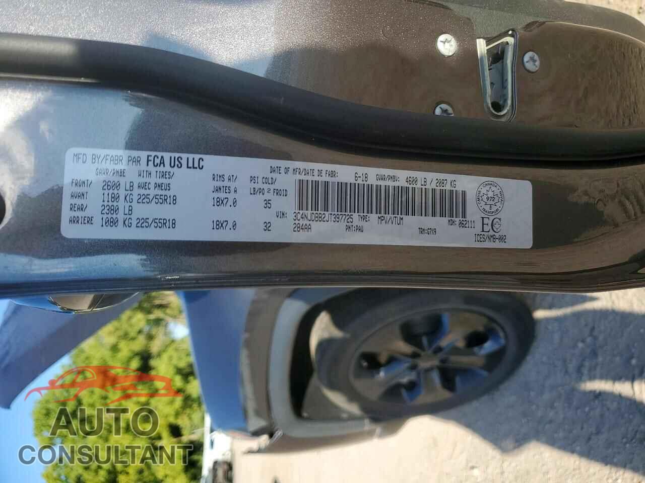 JEEP COMPASS 2018 - 3C4NJDBB2JT397725