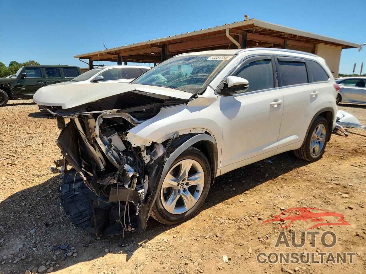 TOYOTA HIGHLANDER 2017 - 5TDDZRFH9HS453552