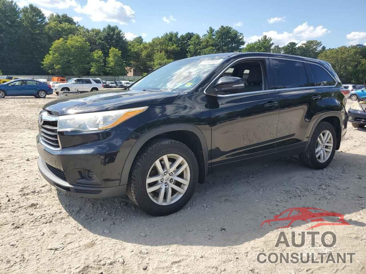 TOYOTA HIGHLANDER 2015 - 5TDBKRFHXFS094897