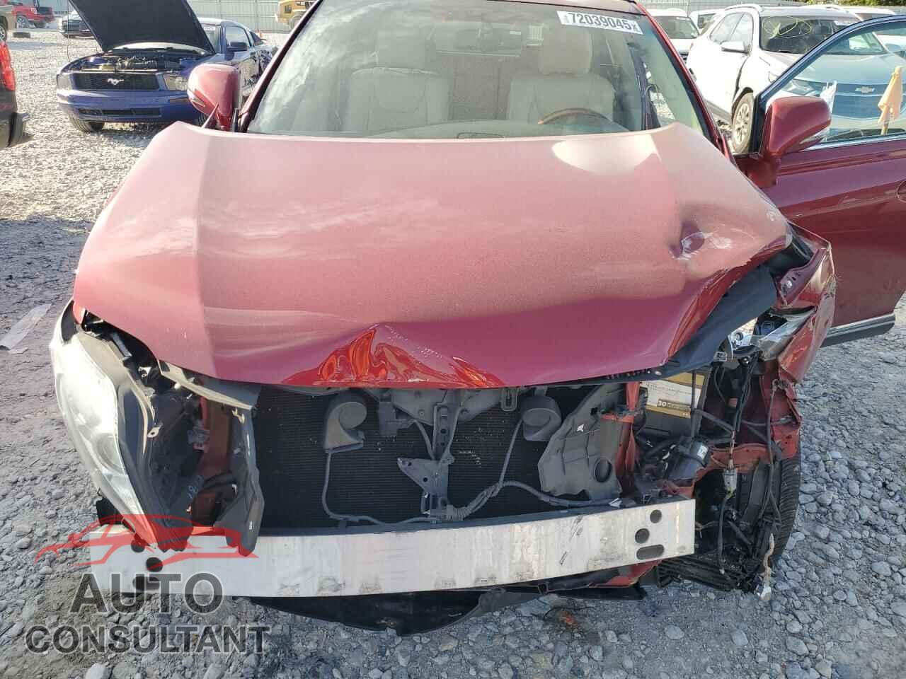 LEXUS RX350 2010 - 2T2BK1BA2AC016914