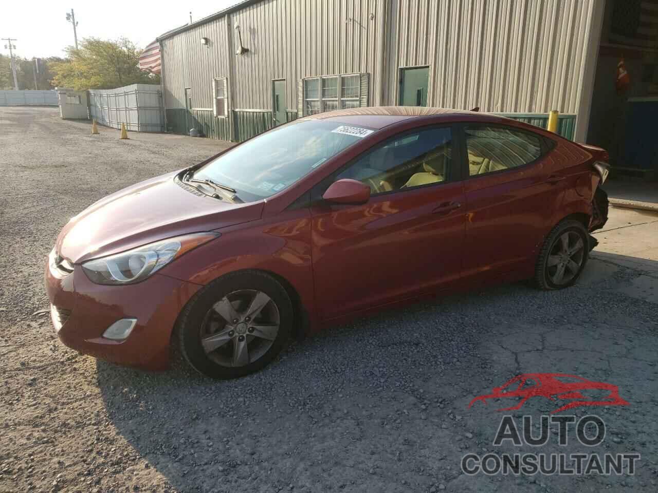 HYUNDAI ELANTRA 2013 - KMHDH4AE7DU629194