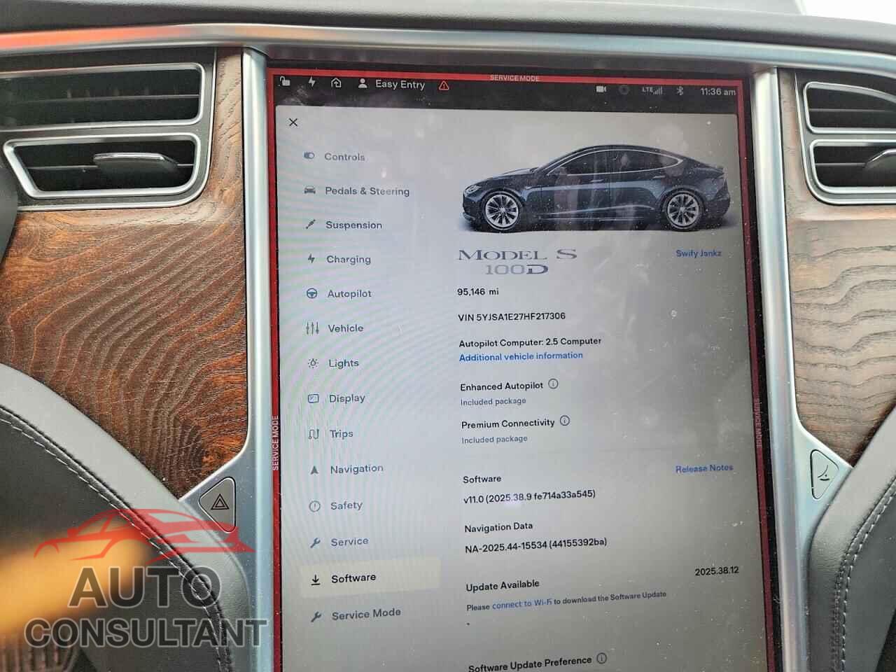 TESLA MODEL S 2017 - 5YJSA1E27HF217306