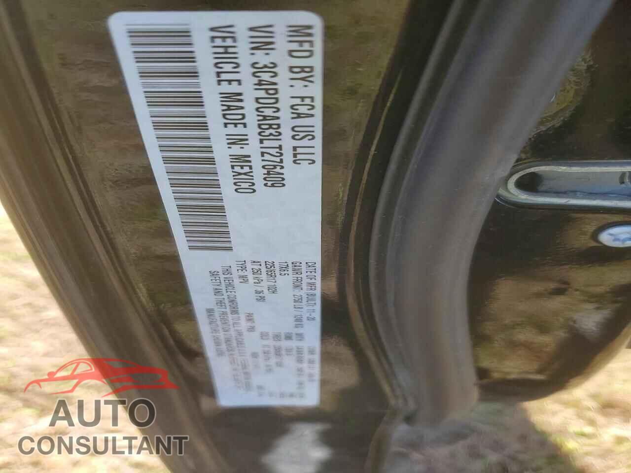 DODGE JOURNEY 2020 - 3C4PDCAB3LT276409