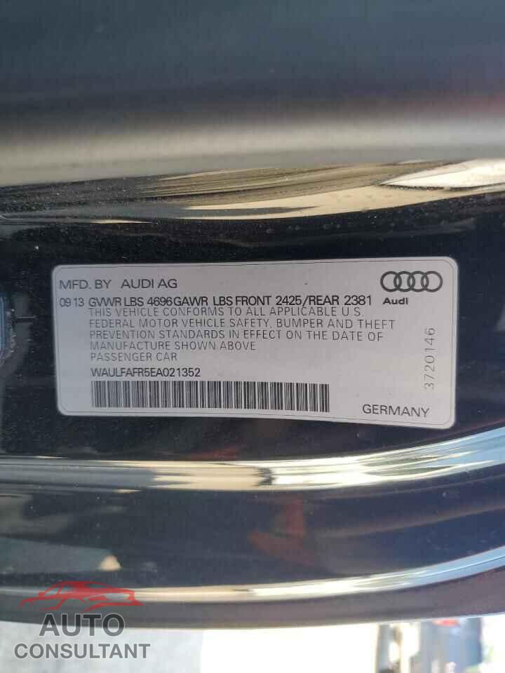 AUDI A5 2014 - WAULFAFR5EA021352