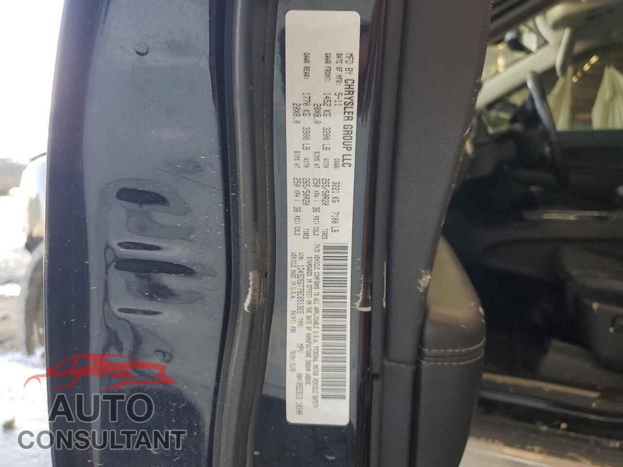 DODGE DURANGO 2011 - 1D4SD5GT7BC651365