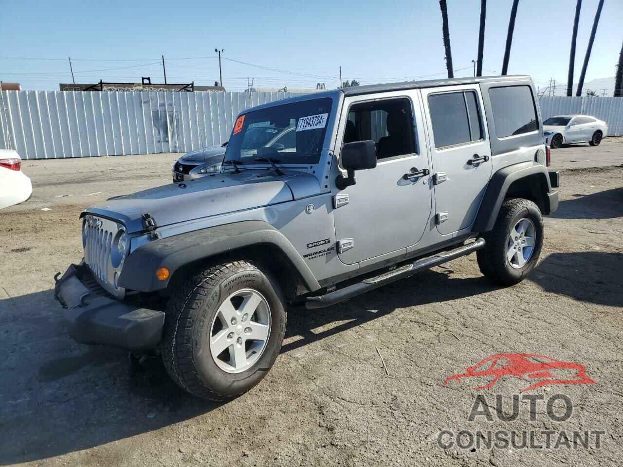 JEEP WRANGLER 2016 - 1C4HJWDG4GL300918