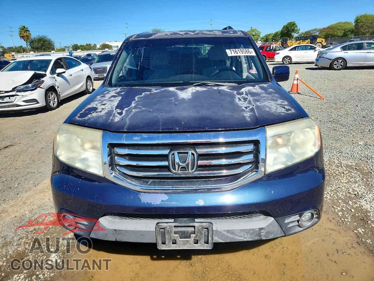 HONDA PILOT 2012 - 5FNYF3H49CB002734