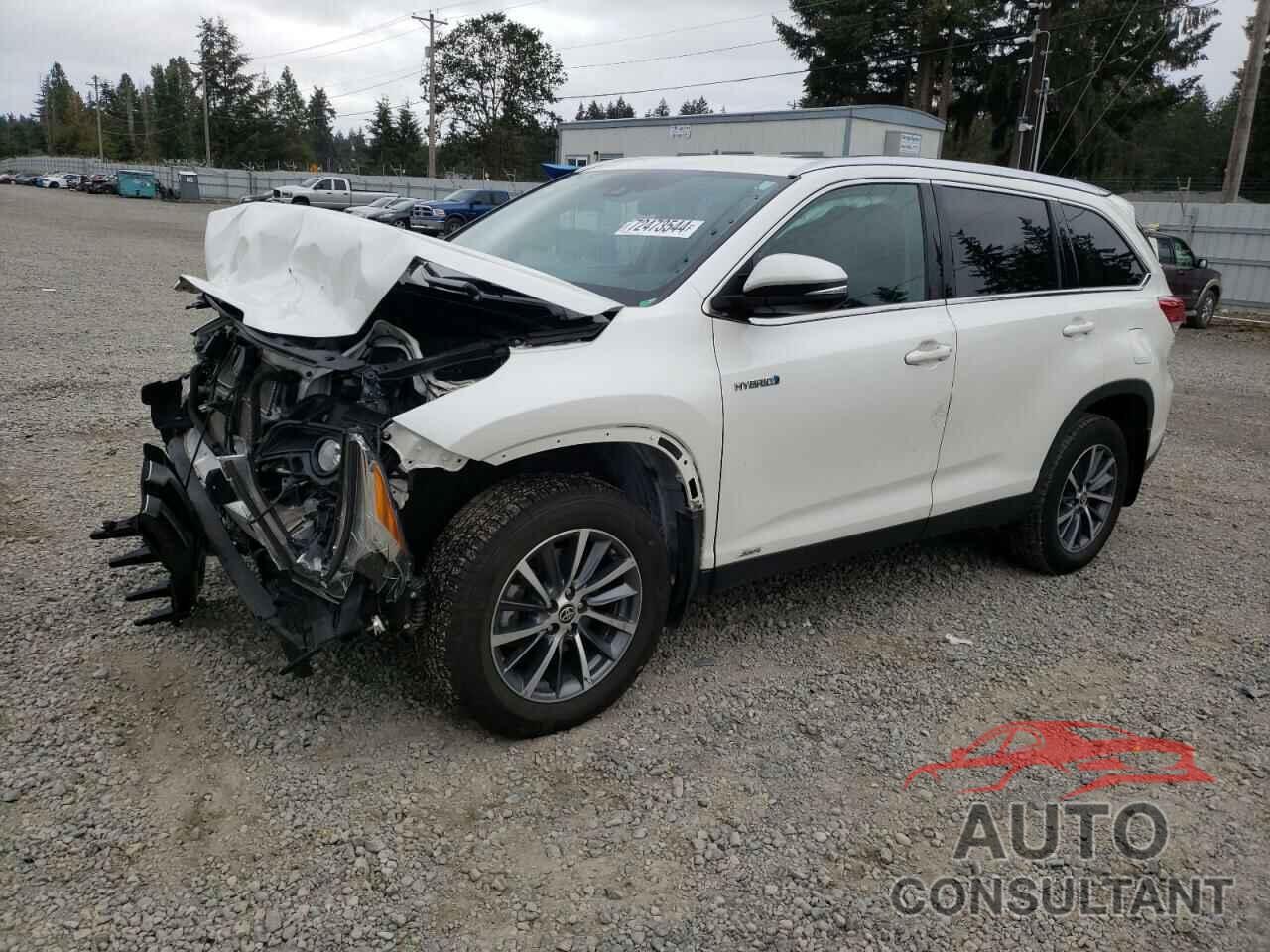 TOYOTA HIGHLANDER 2019 - 5TDJGRFH9KS078245