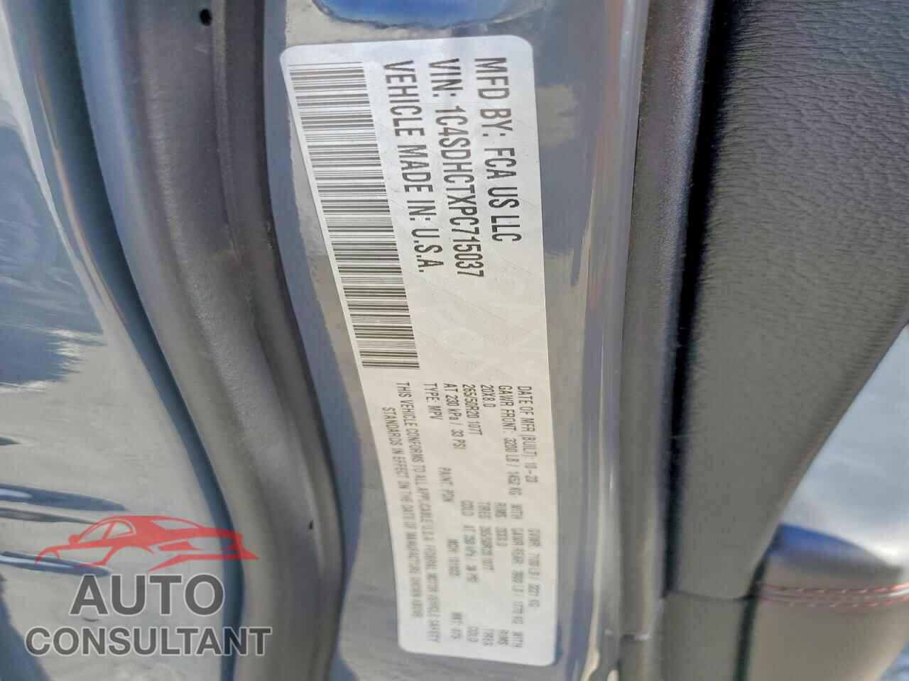 DODGE DURANGO 2023 - 1C4SDHCTXPC715037