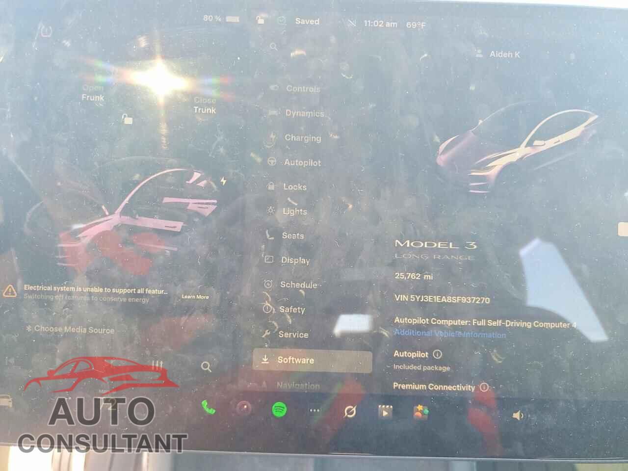 TESLA MODEL 3 2025 - 5YJ3E1EA8SF937270