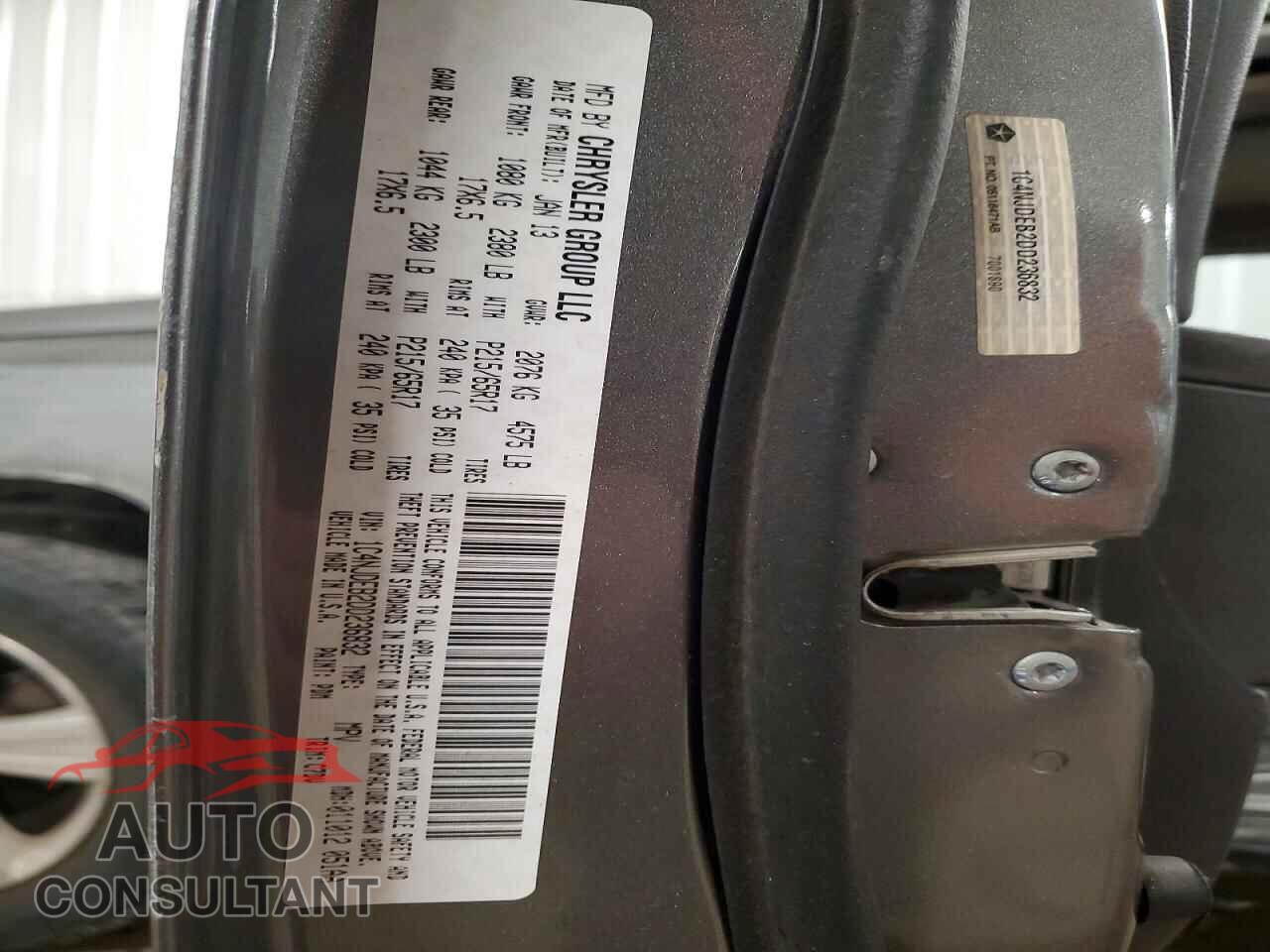 JEEP COMPASS 2013 - 1C4NJDEB2DD236832