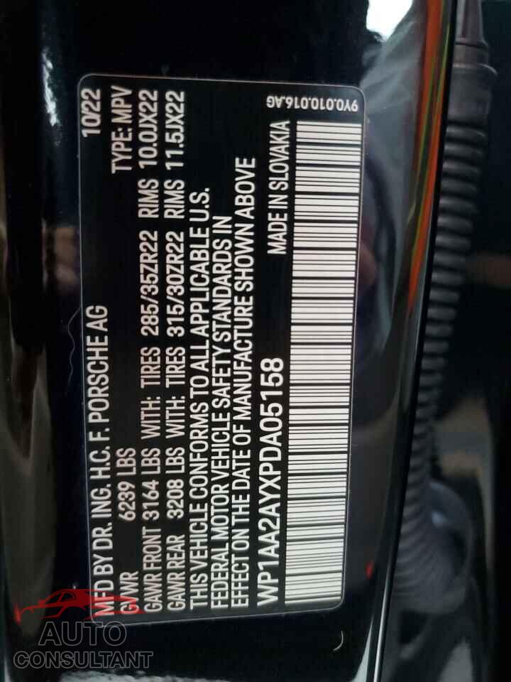 PORSCHE CAYENNE BA 2023 - WP1AA2AYXPDA05158