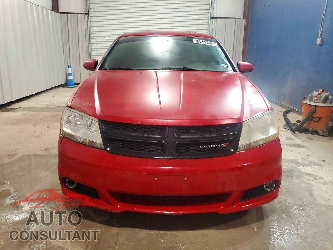 DODGE AVENGER 2013 - 1C3CDZCB6DN541456