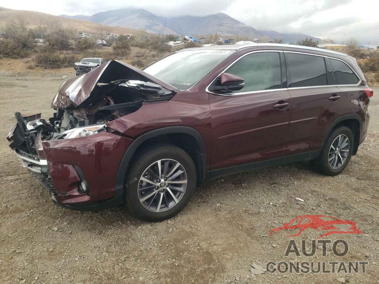 TOYOTA HIGHLANDER 2019 - 5TDJZRFHXKS998153