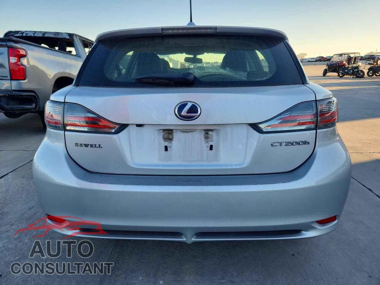 LEXUS CT 200 2012 - JTHKD5BH5C2116203