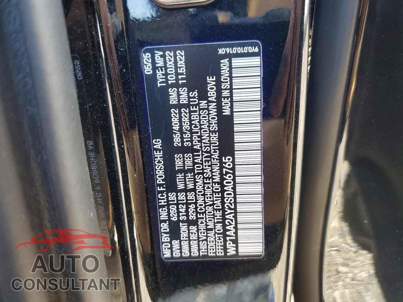 PORSCHE CAYENNE 2025 - WP1AA2AY2SDA06765
