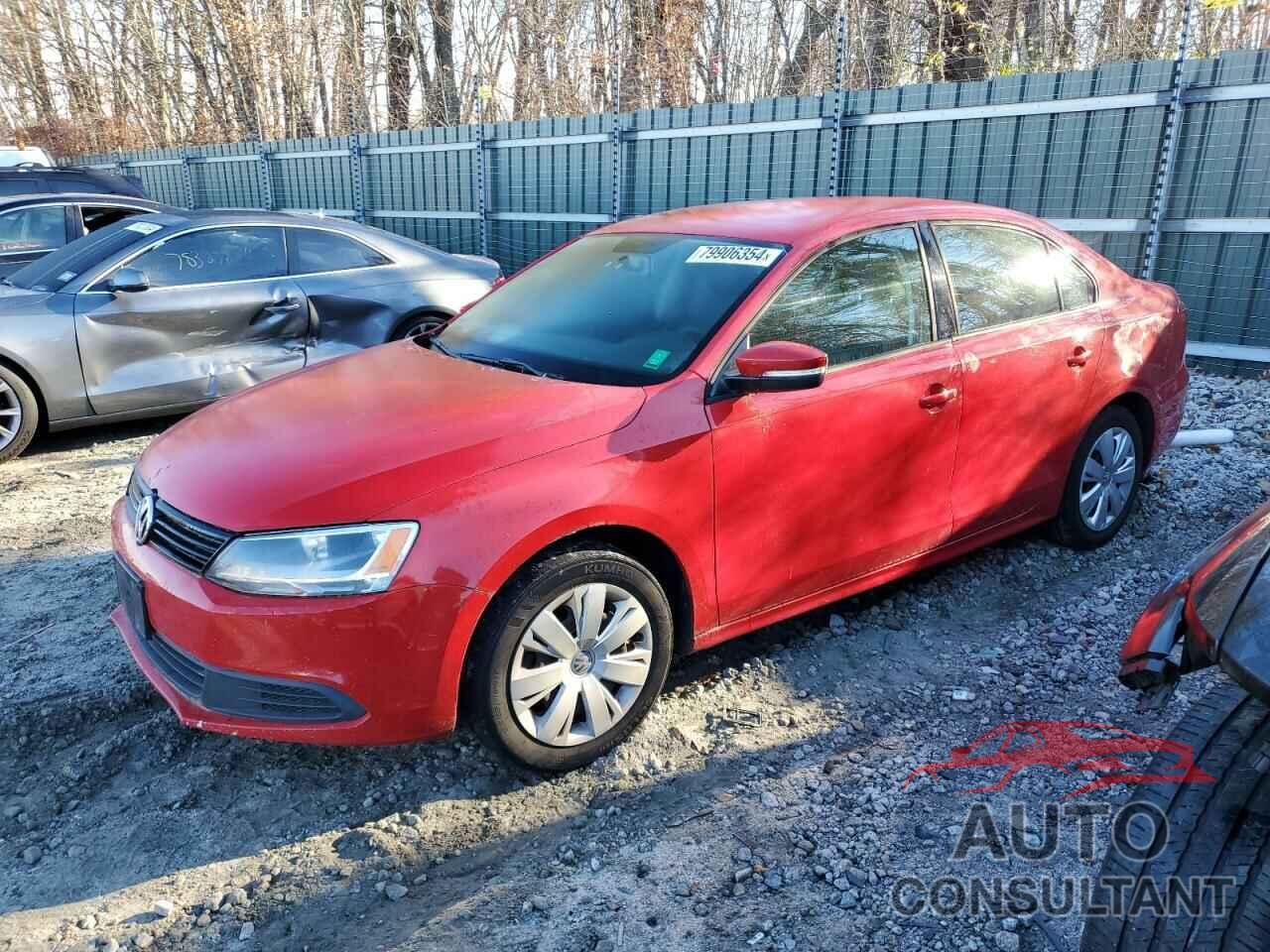VOLKSWAGEN JETTA 2012 - 3VWDP7AJ4CM350923